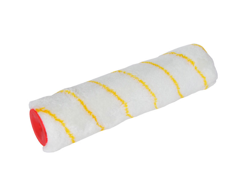 Валик "SANTOOL" TERMOFUSION 250мм D48мм, d8мм, ворс 12мм, полиакрил белый с желтой нитью Распродажа