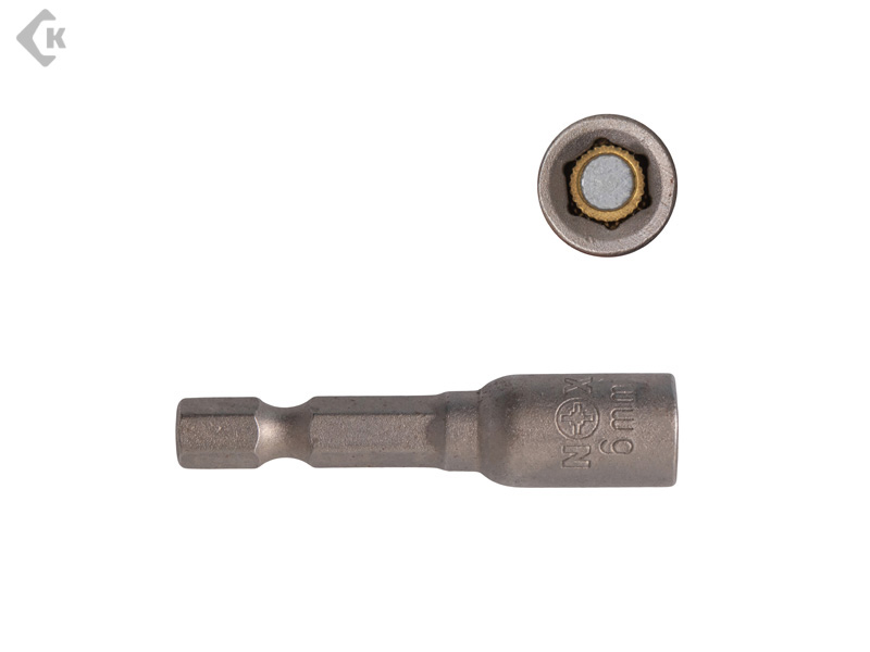 Ключ-насадка магнитная 6х48мм на блистере "Nox" (1 шт)