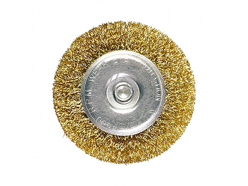 Щетка-крацовка со шпилькой для дрели, круглая, диаметр 40 мм Hobbi/Remocolor (шт.)