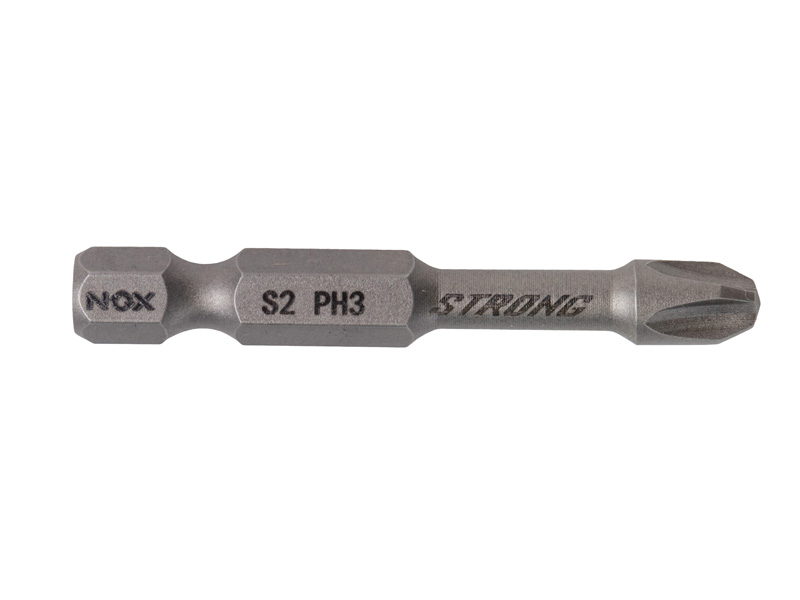Бита Ph3- 50мм "Nox STRONG" E6,3 torsion бокс (10 шт)