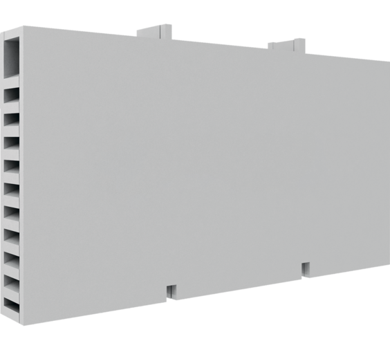 Вентиляционная коробочка Termoclip для кладки, Серая 60х10х115 мм (160 шт)