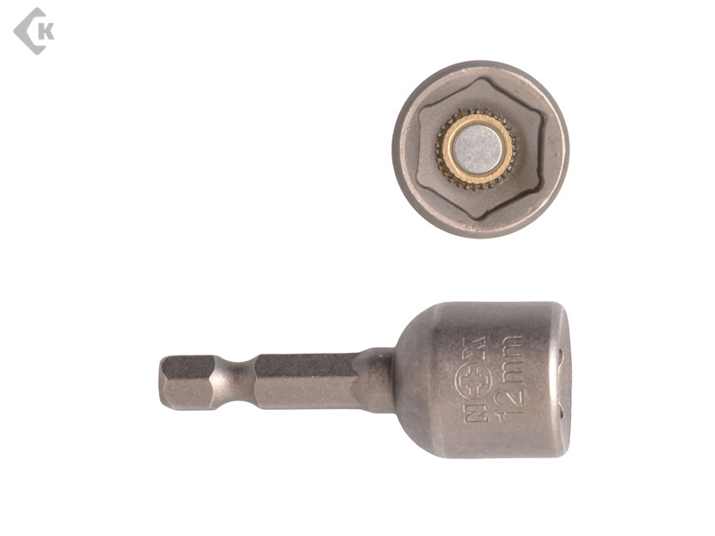 Ключ-насадка магнитная 12х48мм на блистере "Nox" (1 шт)