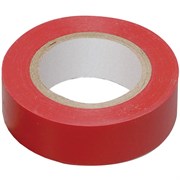 Лента клейкая изоляционная, ПВХ, красная, клей - синтетический каучук, 15ммх15м,13мкм,(шт.) Конечный